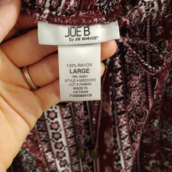 Boho flowy tribal elephant print pants - Picture 8 of 8